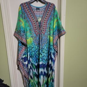 Vibrant Multicolor Kaftan